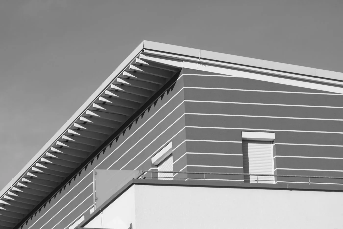 Betongebäude als Grundlage für eine Bestandsaufnahme